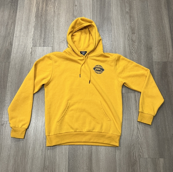 No Fear Hoodie Yellow Streetwear Sports Grunge Skate Men’s Size M Y2K - Picture 1 of 4